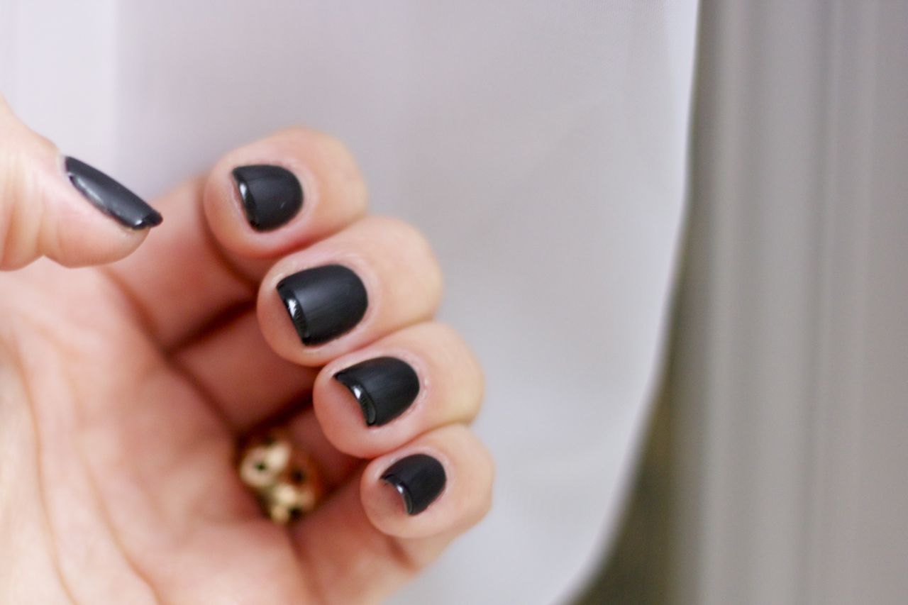 Tutorial: Textured Black French Manicure – Ramshackle Glam
