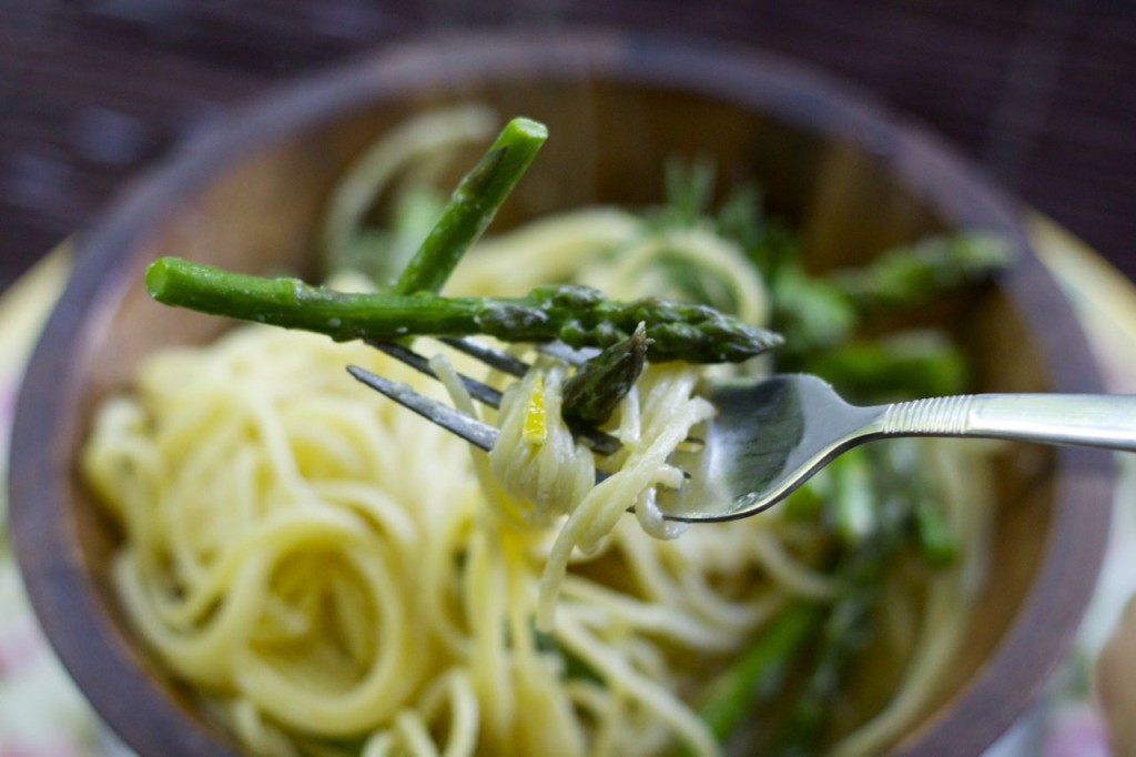 asparagus lemon pasta