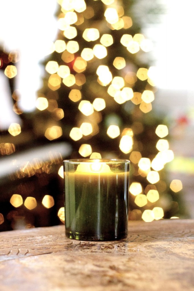 christmas tree candle