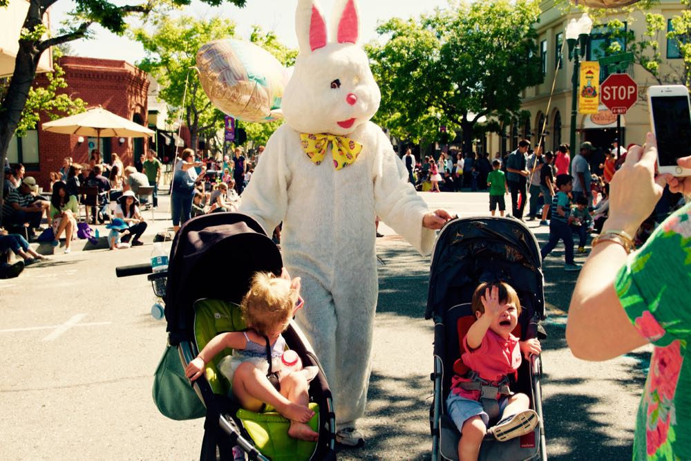 Easter Day parade in Campbell, California