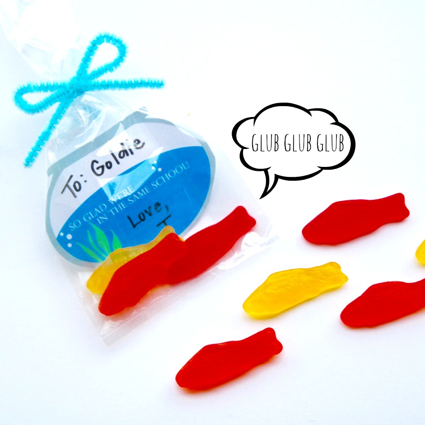 how to make a valentine's day school card with swedish fish