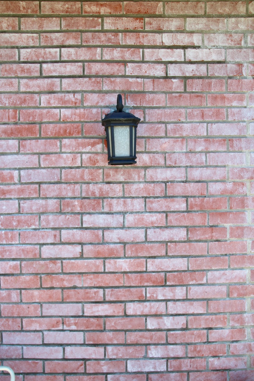 how to whitewash an ugly brick wall