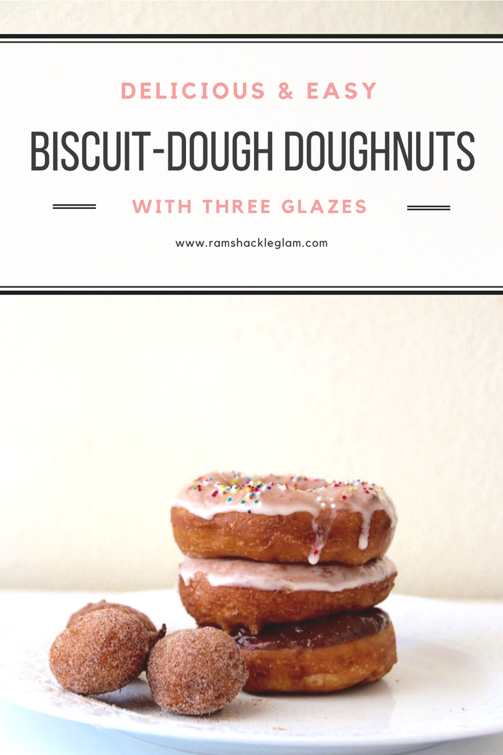 an easy and delicious recipe for biscuit dough donuts