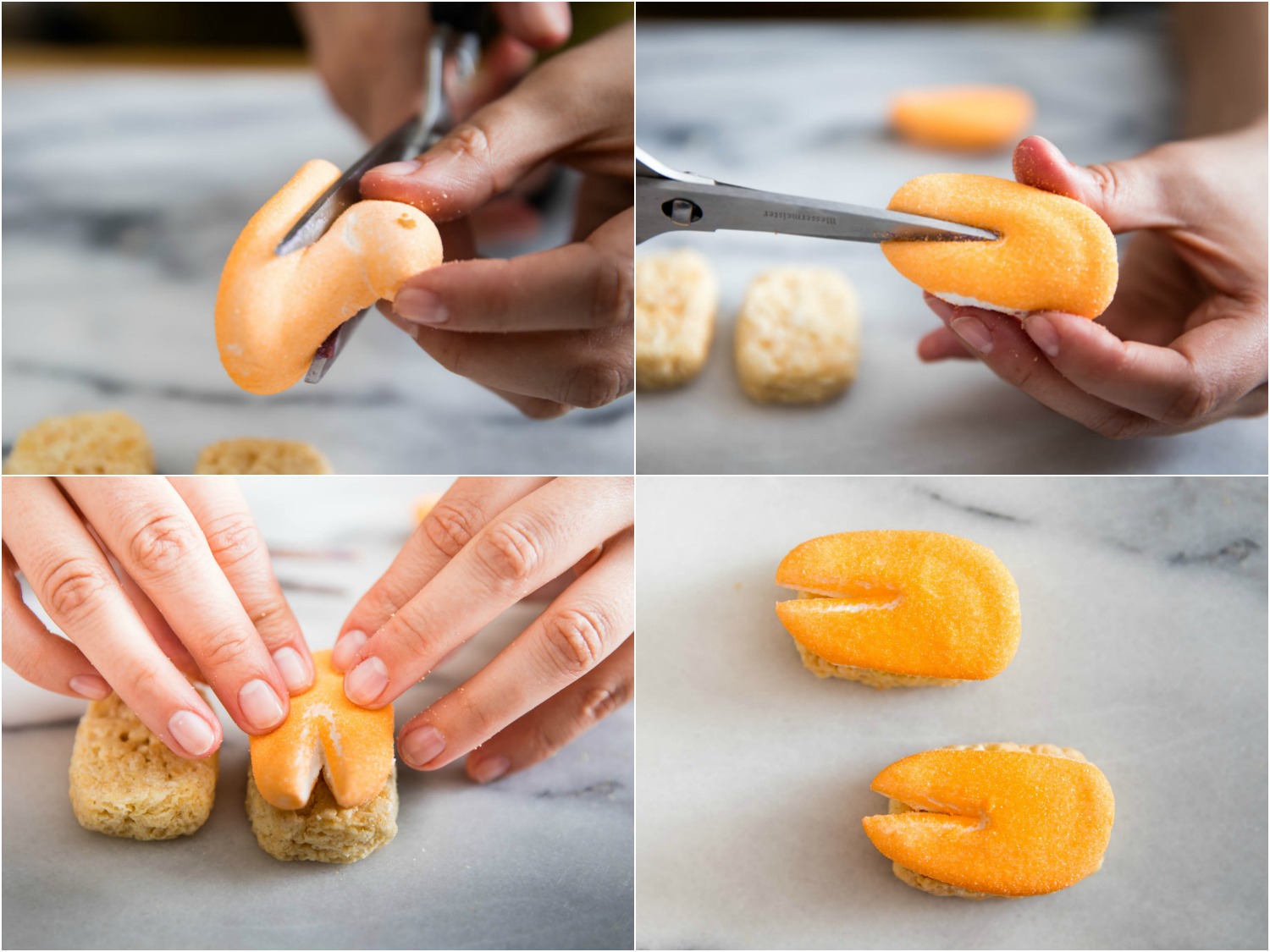 how to make peep sushi or peepshi with Rice Krispies treats