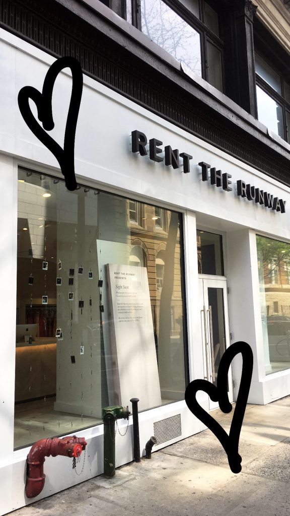 rent the runway flagship visit with ramshackle glam