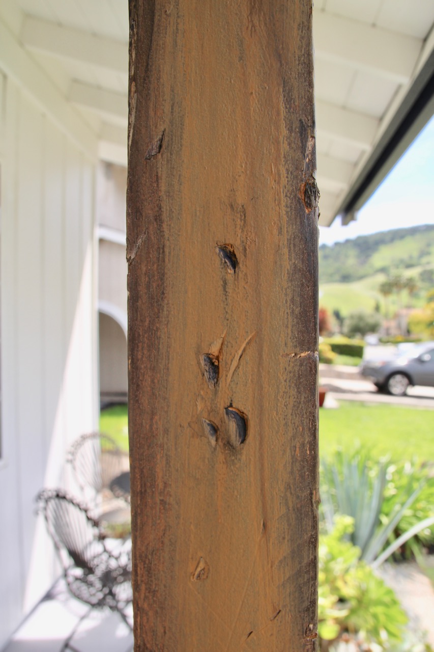 how to make wood posts look like reclaimed barn rustic wood