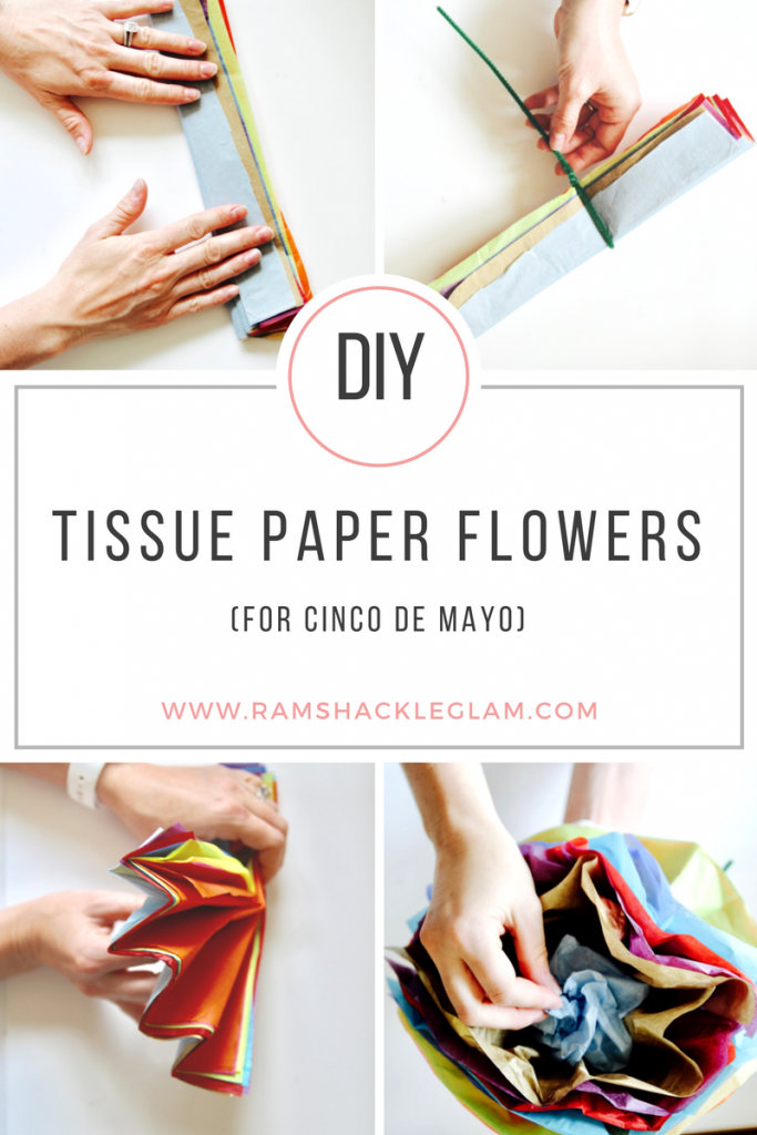 how to make tissue paper flowers for cinco de mayo