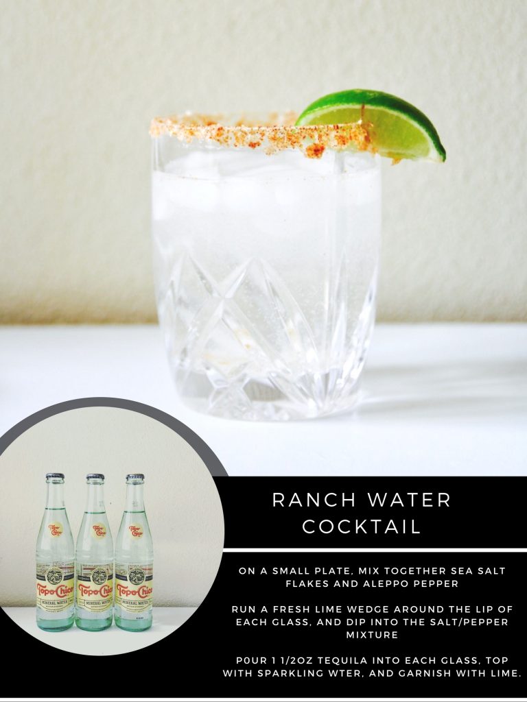 how to make ranch water cocktails for cinco de mayo