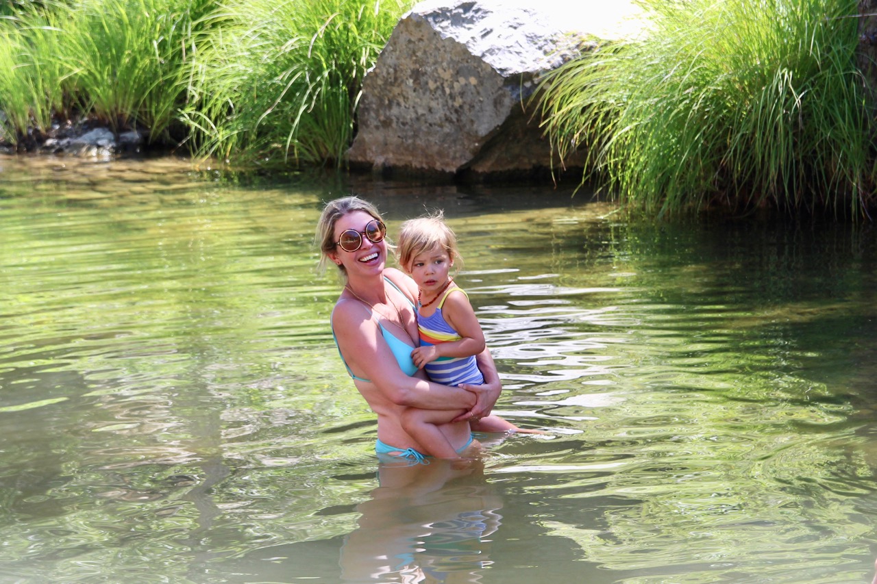 swimming hole while camping in Morgan hill California