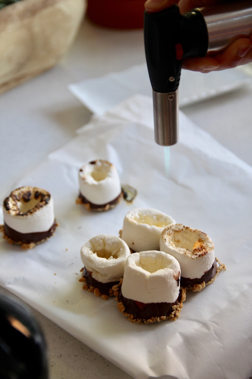 how to make s'mores shots