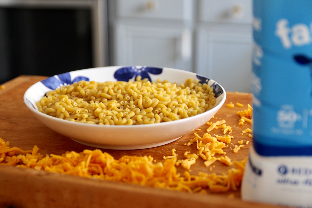 healthy macaroni and cheese for adults made with fairlife milk