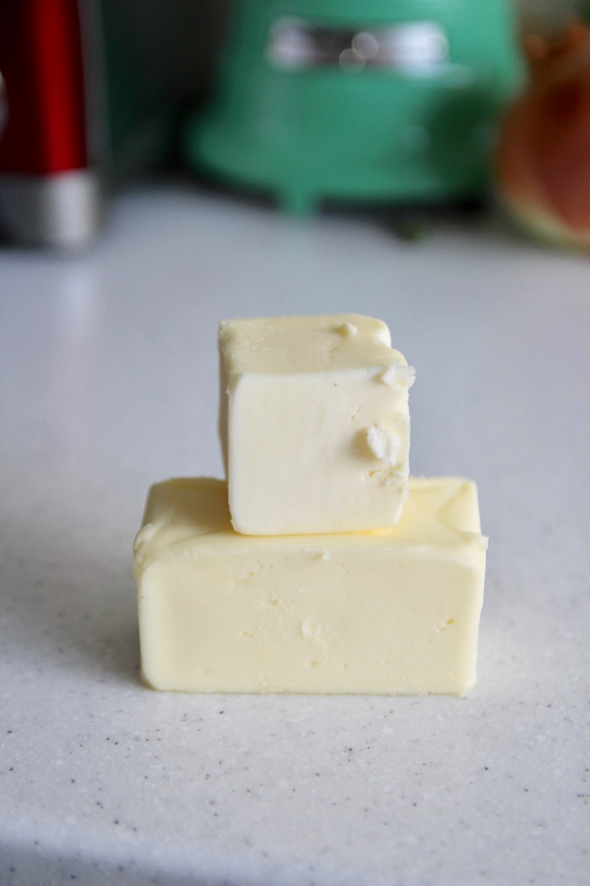 stack of butter cubes 