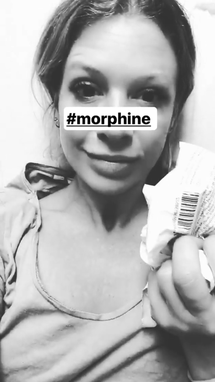 getting morphine for a burned hand