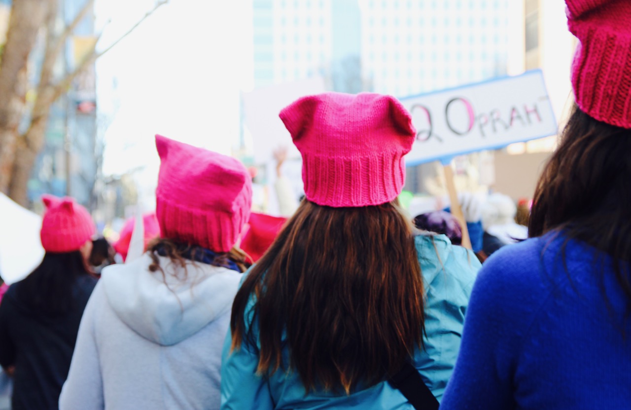 2018 women's march in San Jose California