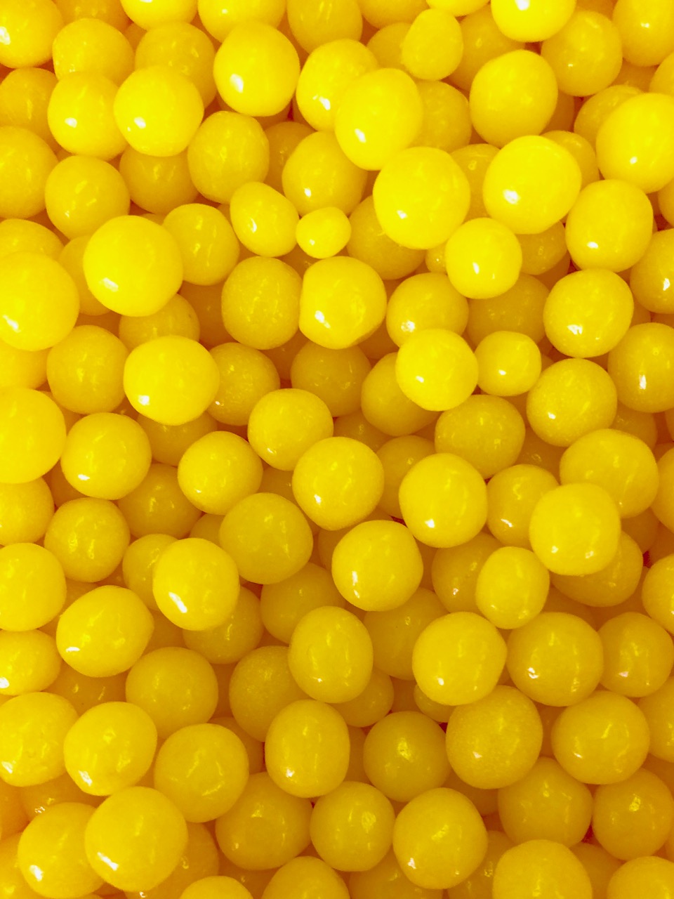 close up of lemon drops