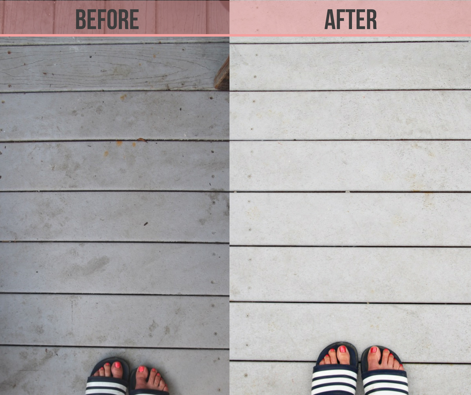 how to use Clorox bleach to clean and disinfect your patio or deck