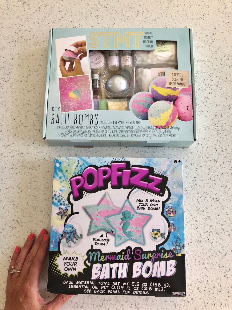 pop fizz diy bath bomb kit
