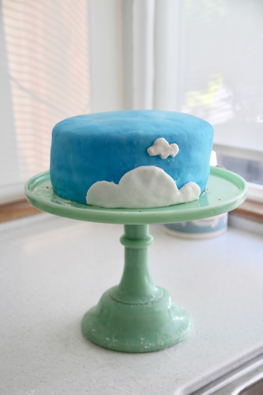 how to make fondant clouds