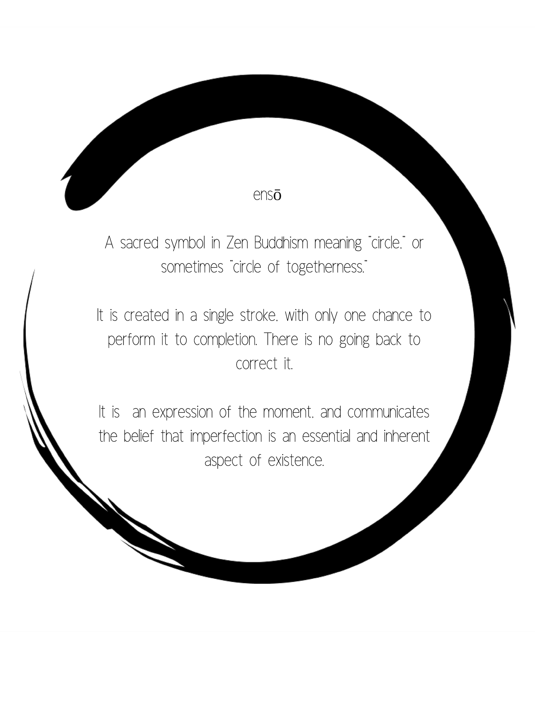 the meaning of the enso symbol tattoo