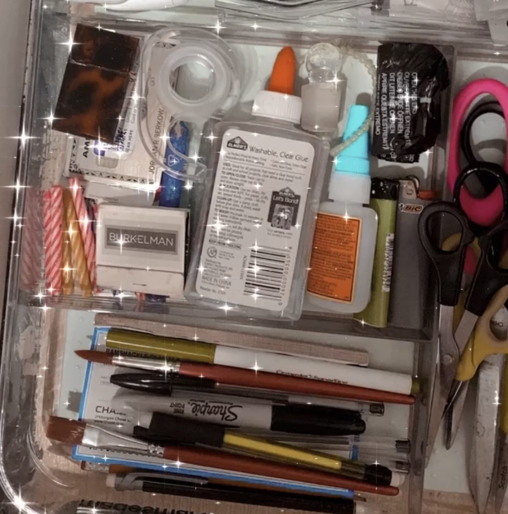 clear plastic drawer organizers