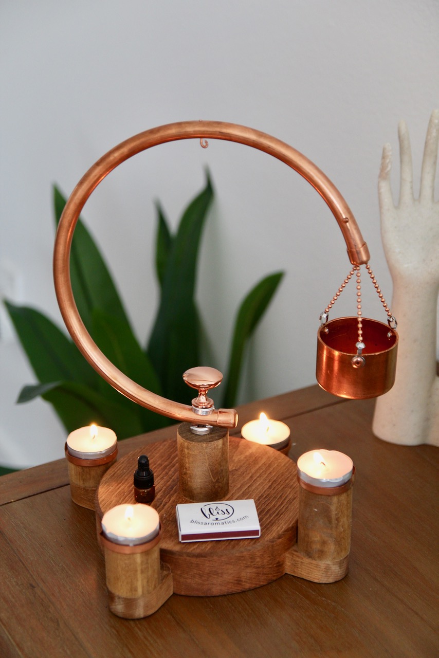 bliss aromatics copper essential oil diffuser