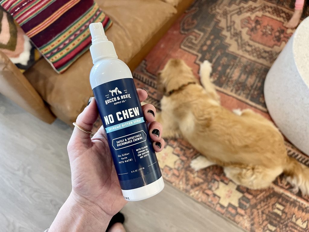 best bitter spray to stop dogs from chewing furniture